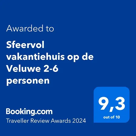 Sfeervol Op De Veluwe 2-6 Personen Hébergement de vacances *